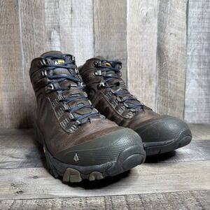 Mens Vasque Taku GTX Brown Leather Athletic Mid Hiking Boots Shoes Size 9.5 M